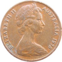 Австралия 1 цент 1975