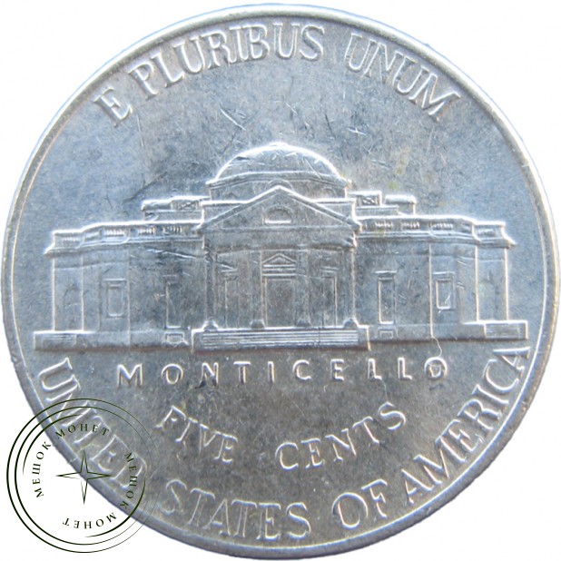 США 5 центов 2001 P