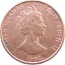 Каймановы острова 1 цент 1992