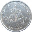 Карибы 10 центов 1987