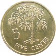 Сейшелы 5 центов 1992