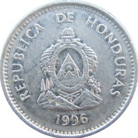 Монета Гондурас 20 сентаво 1996