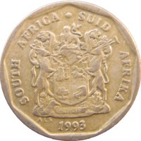Монета ЮАР 20 центов 1993