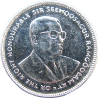 Монета Маврикий 20 центов 2010