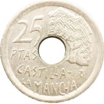 Монета Испания 25 песет 1996 Кастилия - Ла-Манча