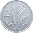 Италия 2 лиры 1953