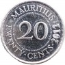 Маврикий 20 центов 2012 — 937030579-3