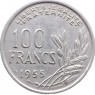 Франция 100 франков 1955 — 36813921-2