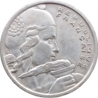 Франция 100 франков 1955