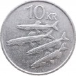 Исландия 10 крон 1987