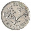 Бермудские острова 10 центов 1996