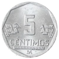 Перу 5 сентимо 2018