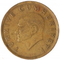 Монета Турция 500 лир 1991