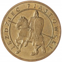 Польша 2 злотых 2006 Пястовский всадник