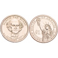 Монета США 1 доллар 2008 Мартин Ван Бюрен