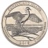 США 25 центов 2018 Национальный парк Камберленд Айленд