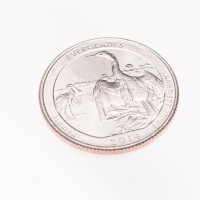 Монета США 25 центов 2014 Национальный парк Эверглейдс