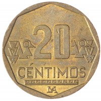Перу 20 сентимо 2016