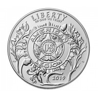 США 1 доллар 2019 Американский легион PROOF