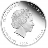 Австралия 1 доллар 2016 Год Обезьяны: Персиковое дерево