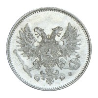 Монета 25 пенни 1917 без корон