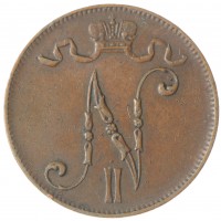 Монета 5 пенни 1913