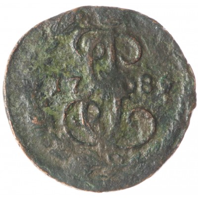 Монета Денга 1789 ЕМ