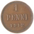 1 пенни 1912