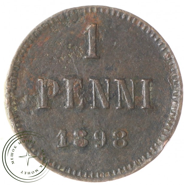 1 пенни 1898