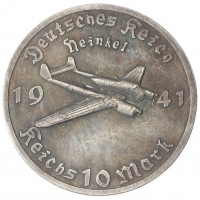 Копия 10 рейхсмарок 1941 Хейнкель
