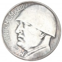 Копия 20 лир 1935 Муссолини Италия