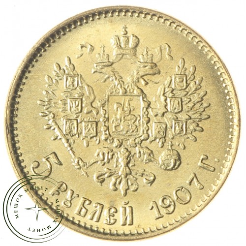 Копия 5 рублей 1907