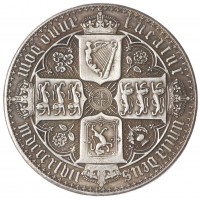 Копия 1 крона 1847 Великобритании Королева Виктория
