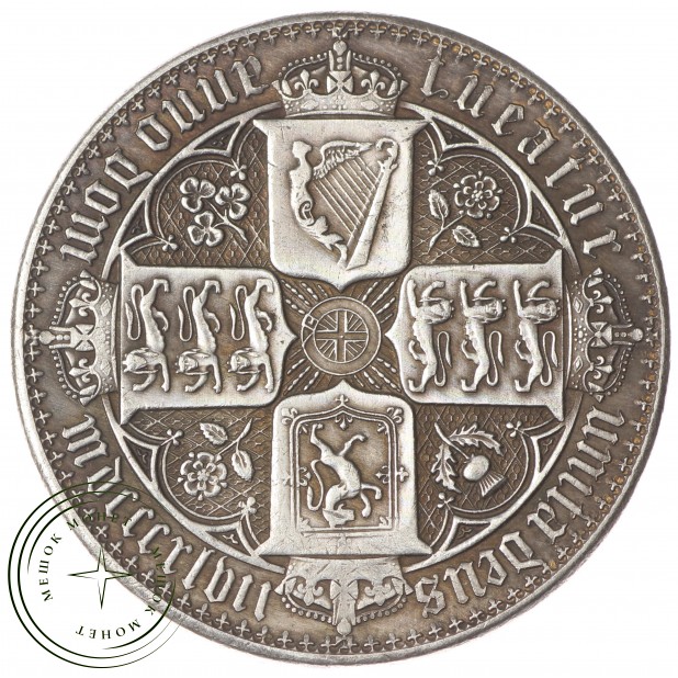 Копия 1 крона 1847 Великобритании Королева Виктория