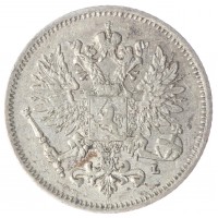 Монета 25 пенни 1909