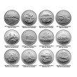 Канада набор монет 25 центов 1992 125 лет Конфедерации