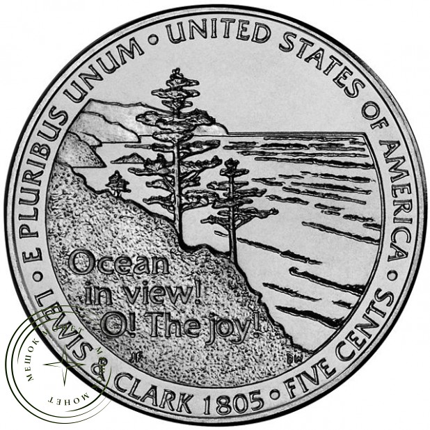 США 5 центов 2005 Выход к океану
