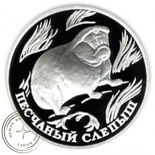 1 рубль 1996 Песчаный слепыш — 24986311