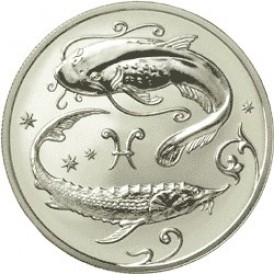 Монета 2 рубля 2005 Рыбы
