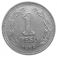 Аргентина 1 песо 1959