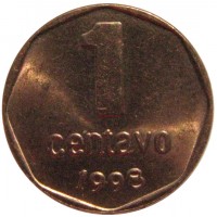 Аргентина 1 сентаво 1998