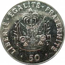 Монета Гаити 50 сентим 2011