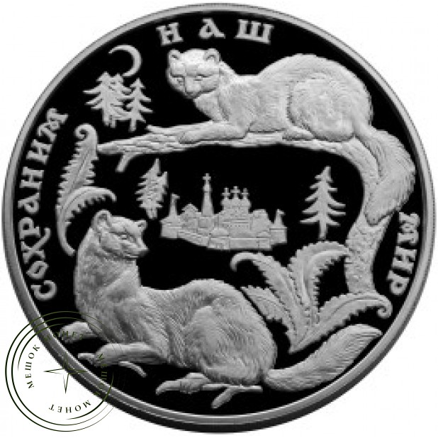 100 рублей 1996 Соболь