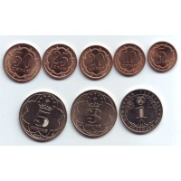 Таджикистан набор разменных монет 2001-2006