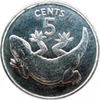 Монета Кирибати 5 центов 1979