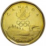 Канада 1 доллар 2004 Олимпида Ванкувер 2010 Утка
