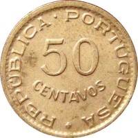 Ангола 50 сентаво 1957