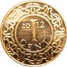 Суринам 1 цент 2012