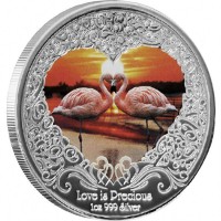 Острова Ниуэ 2 доллара 2011 Фламинго