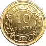Белиз 10 центов 2000